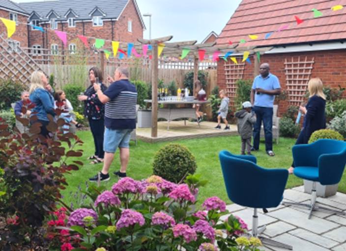 Residents praise community feel at popular new-build location in Staffordshire following street party